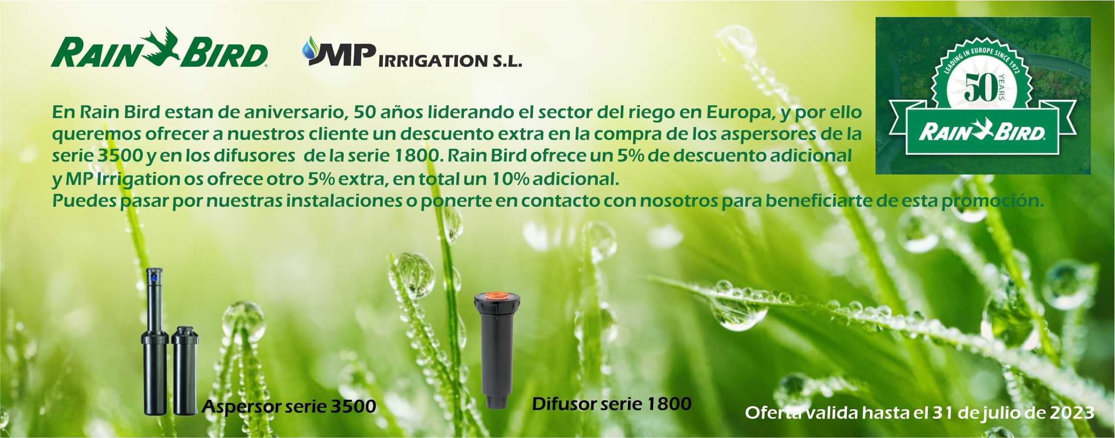 Promocion Rain Bird 